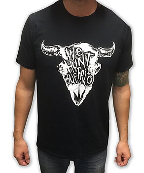 We Hunt Buffalo Shirt - Skull