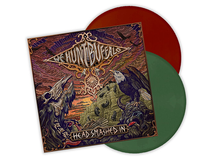 WE HUNT BUFFALO - Head Smashed In - LP (color) US