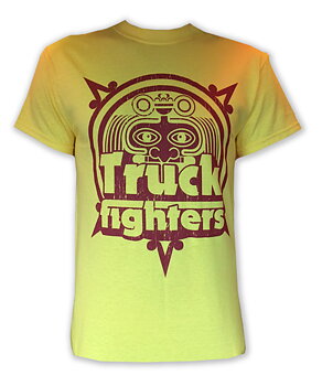 'V' inka face yellow tee