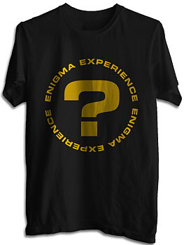 Enigma Experience ' ? ' tee Black