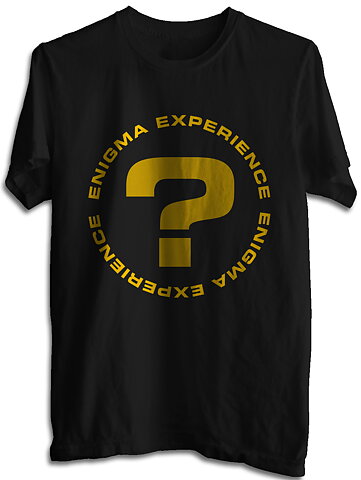 Enigma Experience ' ? ' tee Black