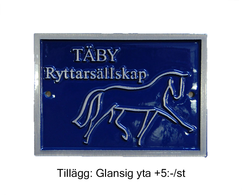 Gegossene Plakette Aluminium - 2
