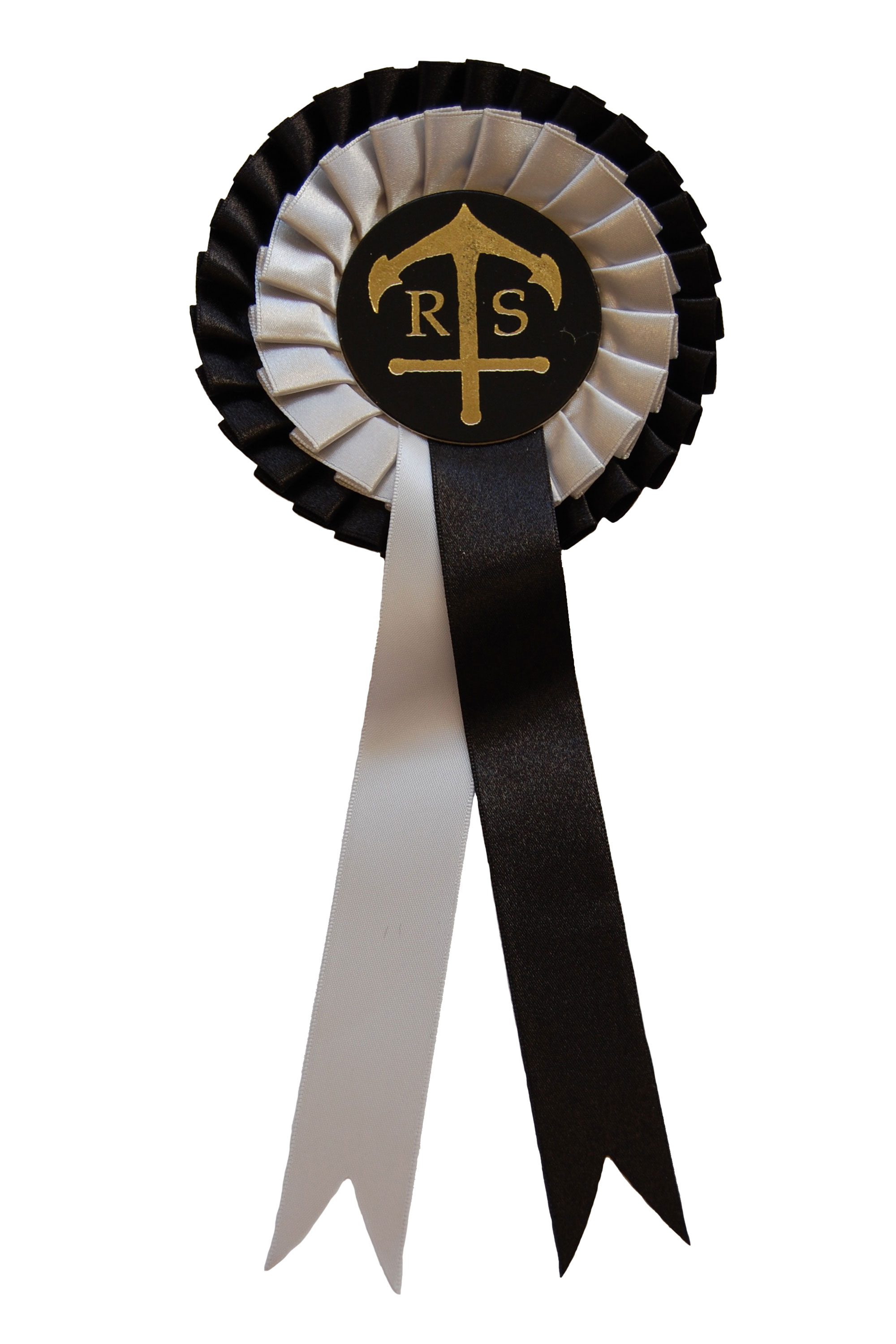 1002 - Rosett 2 krans 2 band, 26 cm - 12