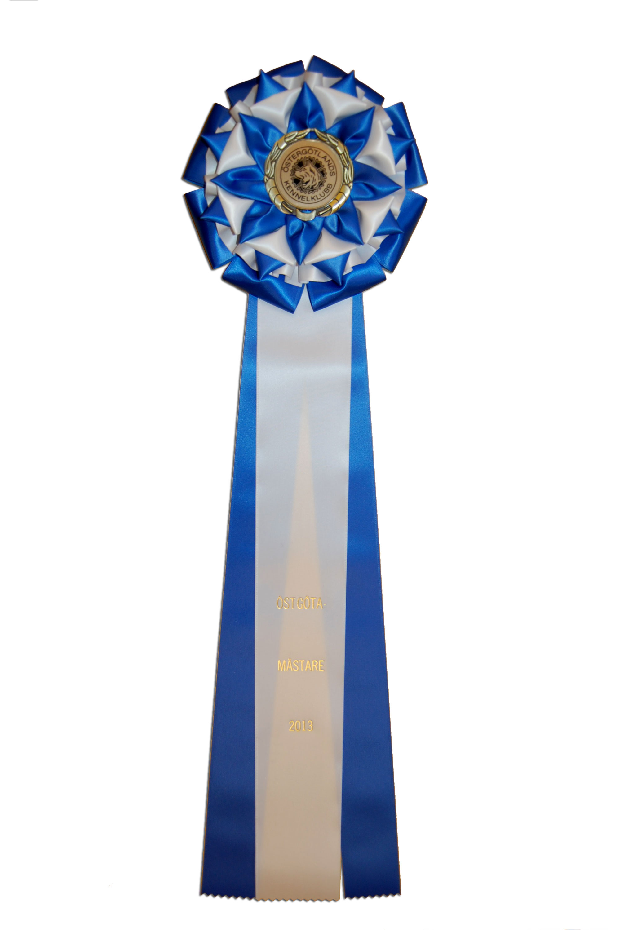 6289 - Rosette für Pferd, Hund, Veranstaltung mit Quasten und Fransen, 71 cm - 5