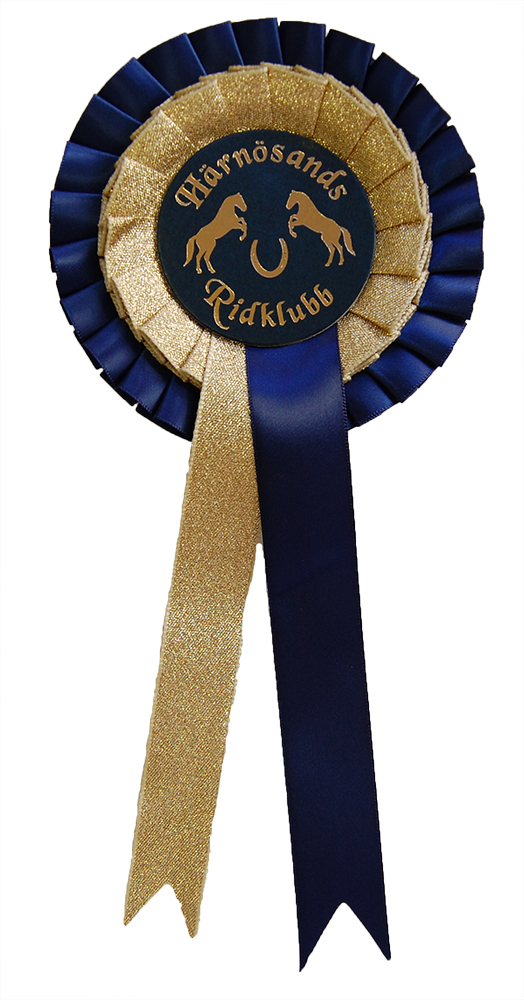 1032 - Rosett metallic, 2 krans 2 band, 26 cm - 4