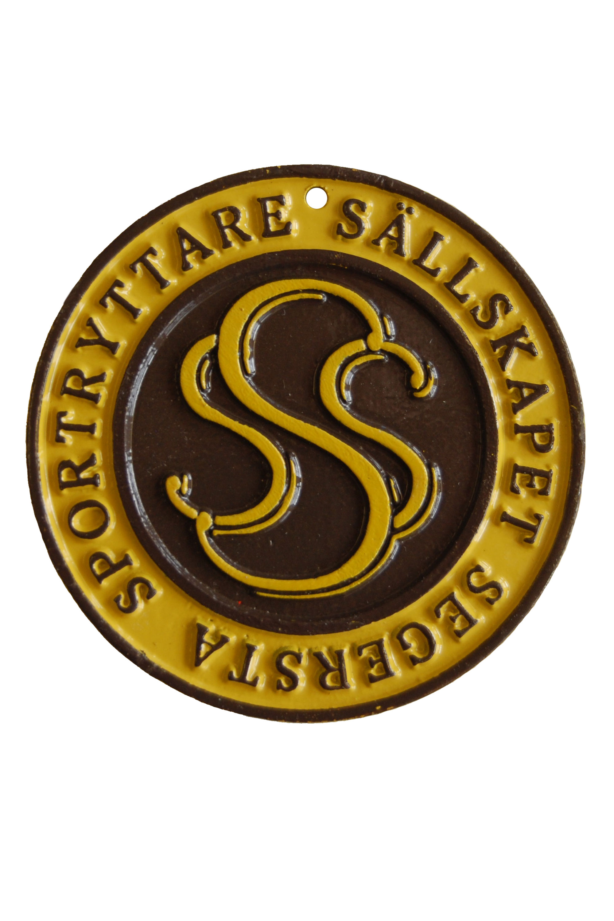 Carbon cast plaques, round 9 cm - 2