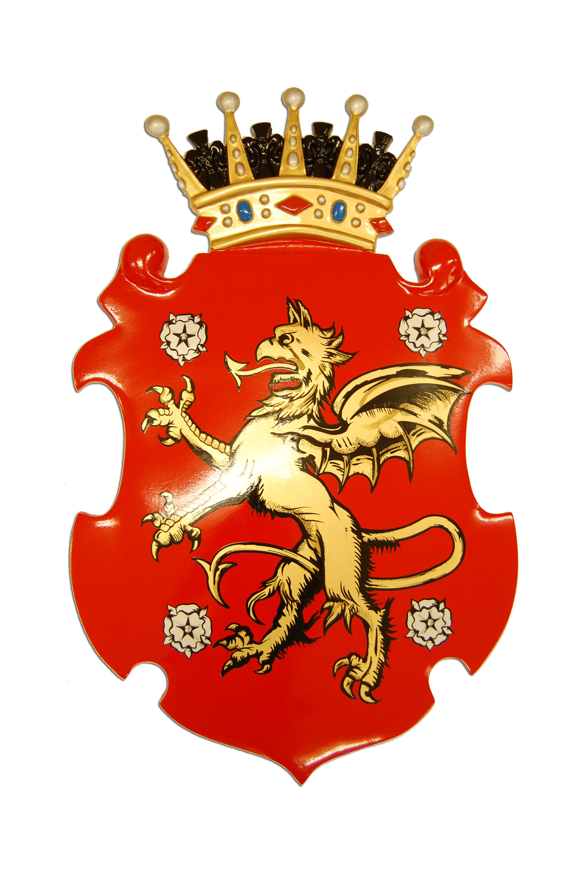 Wappenschilde, spezielle, handbemalte - 13