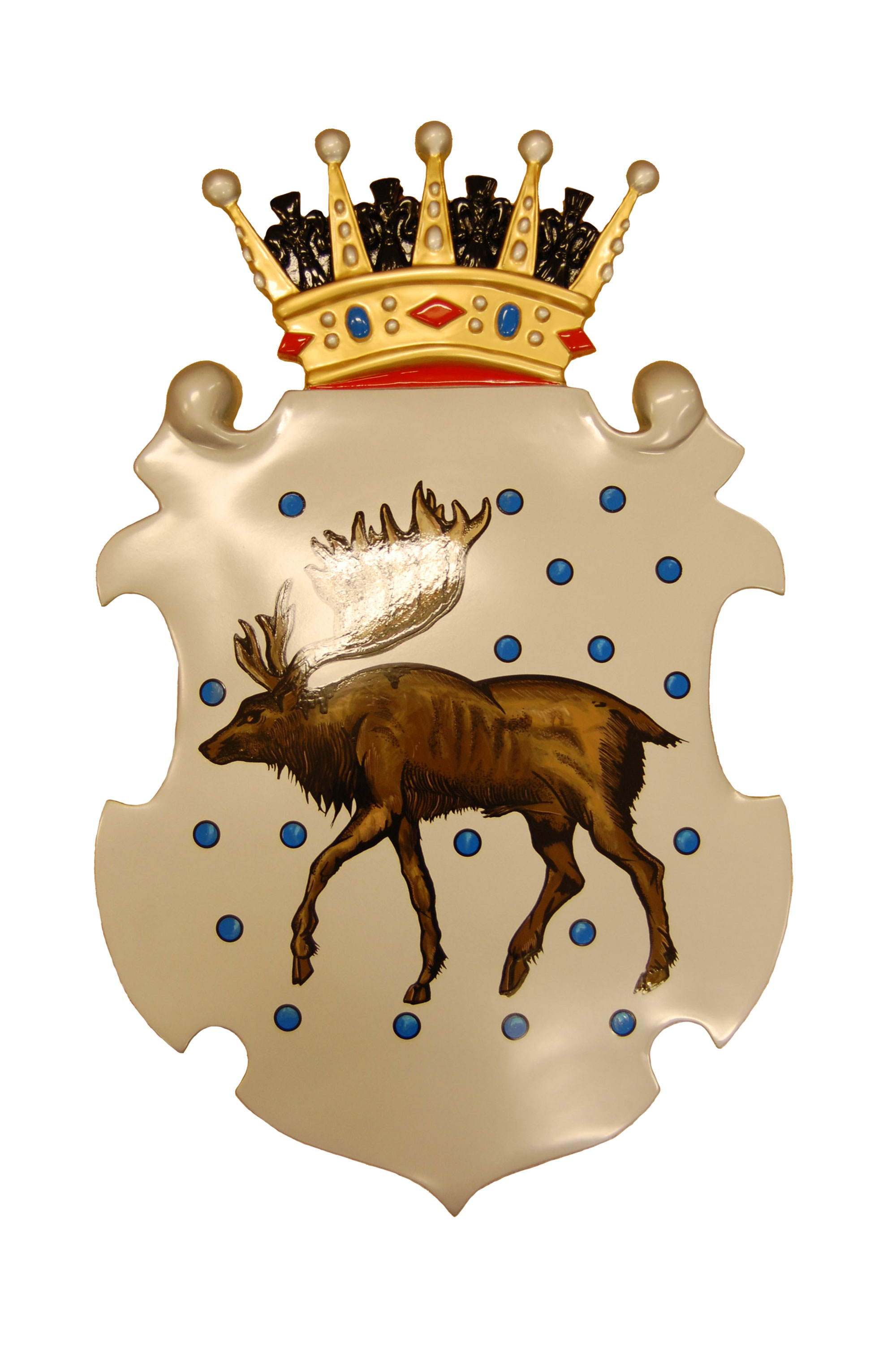 Wappenschilde, spezielle, handbemalte - 21