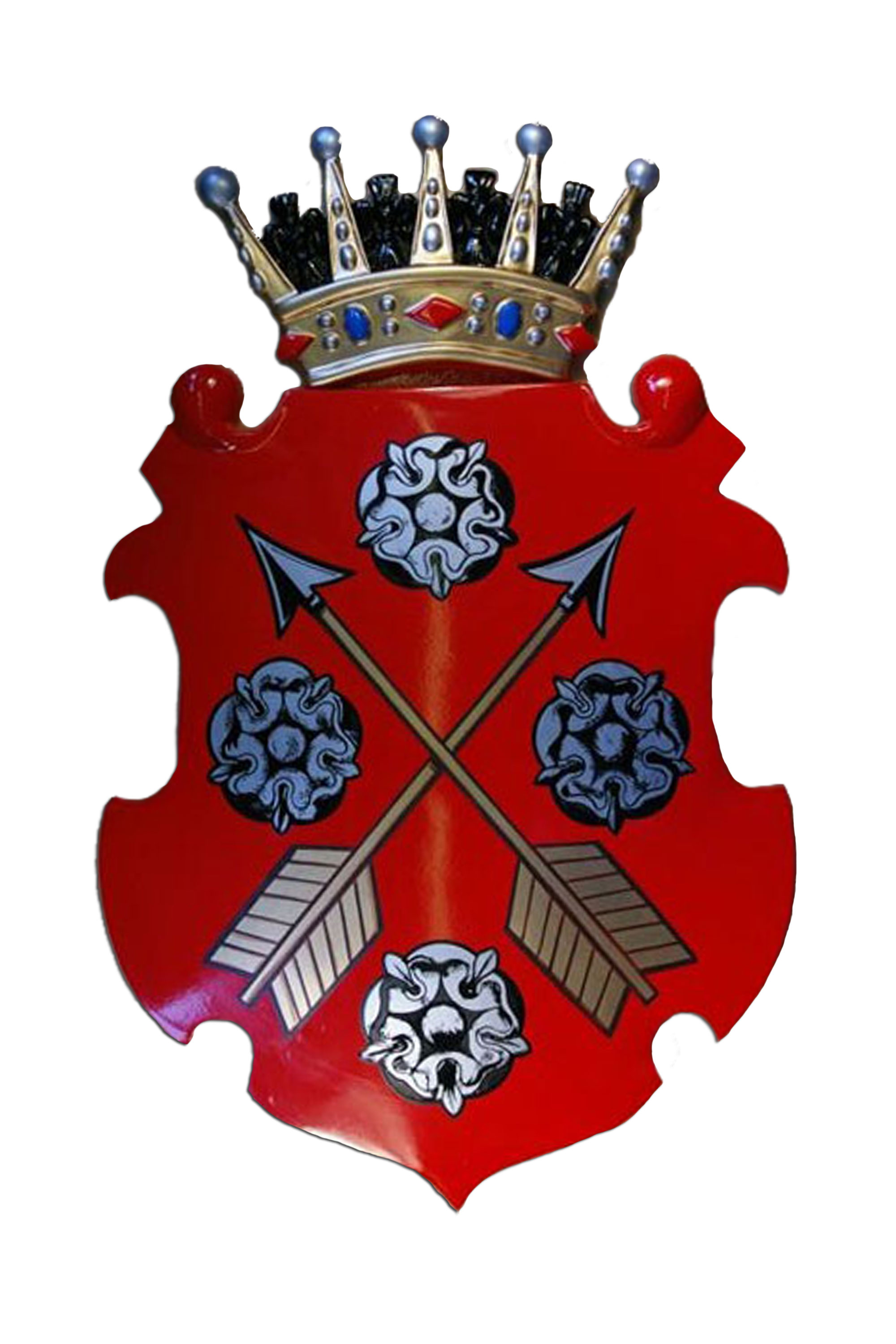 Wappenschilde, spezielle, handbemalte - 12