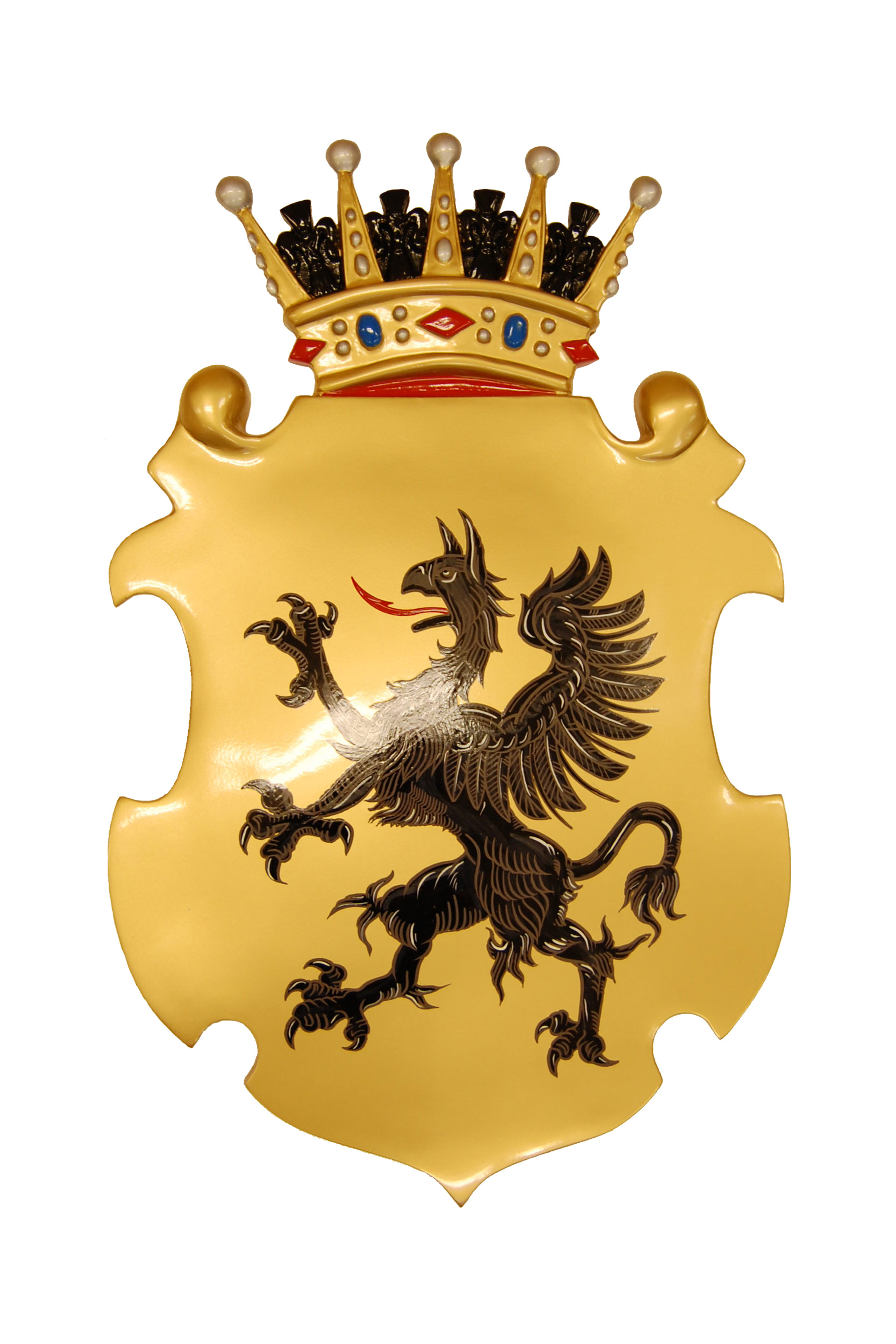 Wappenschilde, spezielle, handbemalte - 16