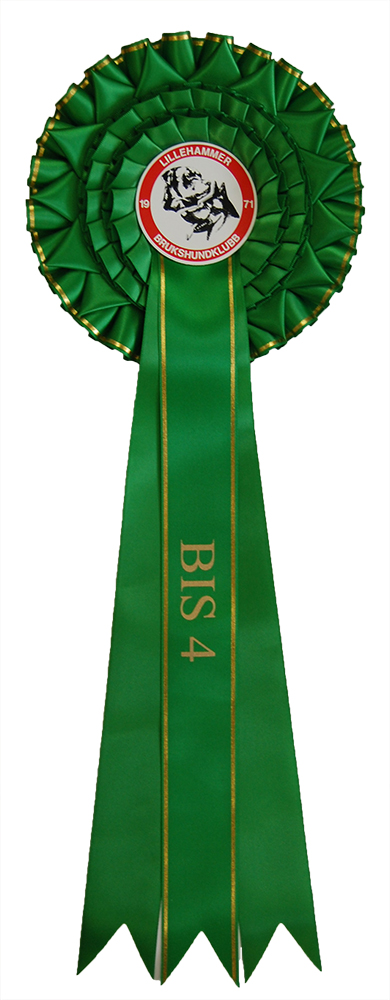 1026 - Rosett, 3 kransar, stjärnkrans, 3 band  - 2