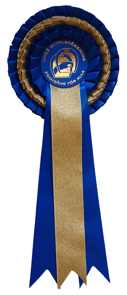 1033 - Rosett, metallic, 3 kransar 3 band, 34 cm - 9