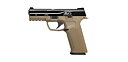 GBB pistol BLE Alpha, black/tan