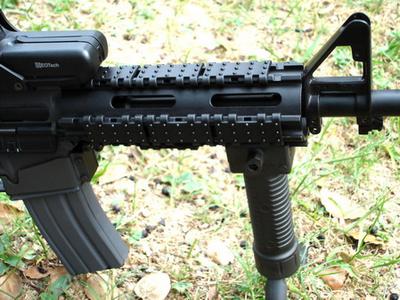Rail covers (black) 12 pcs a set