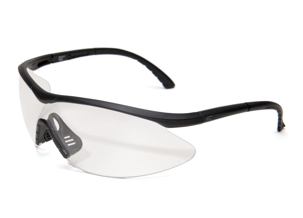 Glasögon EDGE fast Link black clear lens