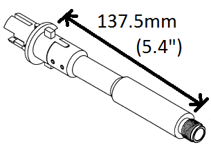 CS4 CQB Reinforced Outer Barrel Parts - 3