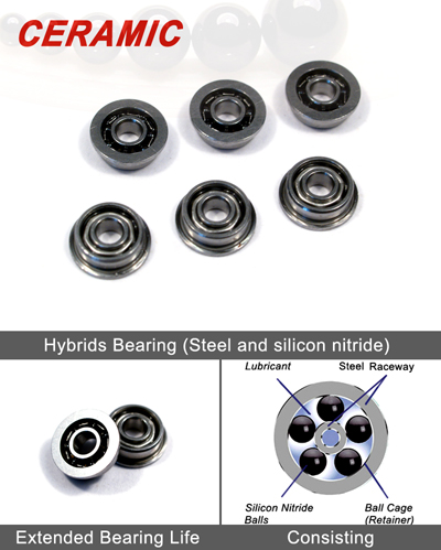 Ceramic Ball Bearing 8mm (6pcs)
