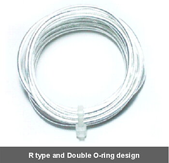Low resistance Silver-plated cord 180cm (silverkabel)