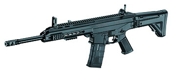 CXP-APE Rifle SF1 Stock-BK