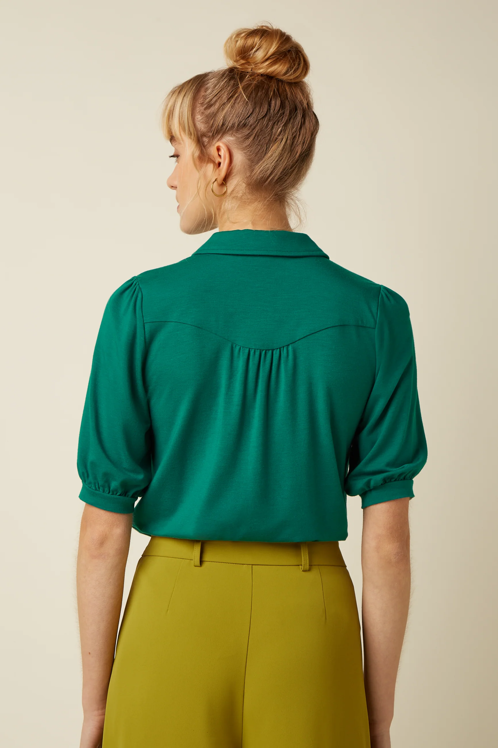 Carina Blouse Viscose ultra green - 2