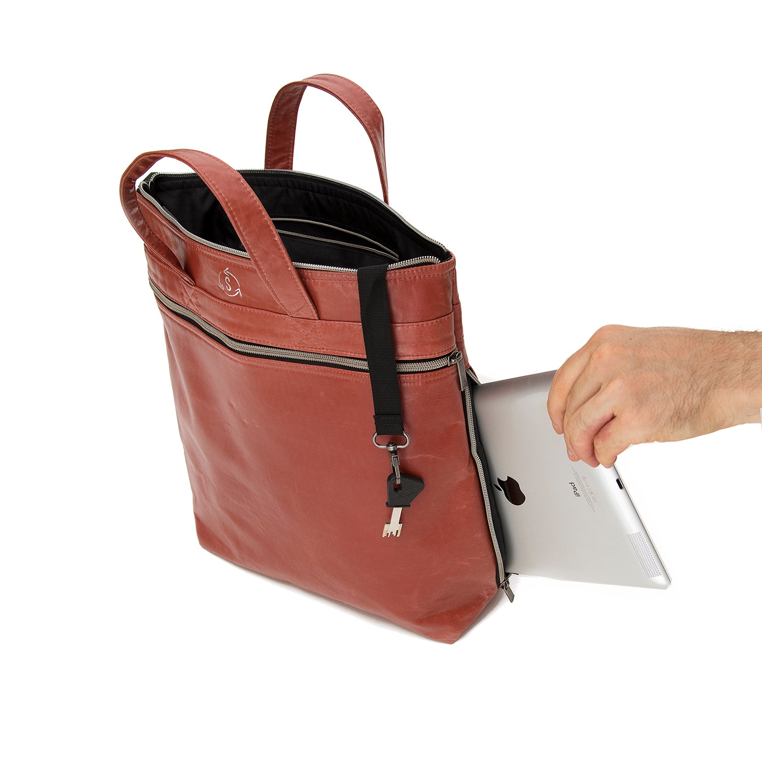 Momentum ryggsäck terracotta röd - 3