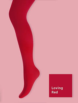 Du Milde strumpbyxor loving red