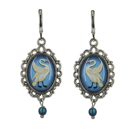 Swan earrings 