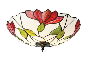 Tiffanylampa Taklampa Malva Ø 45cm