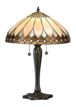 Tiffanylampa Bordslampa Schick Ø 41cm