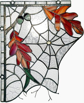 Blyinfattat Glas Spindelhörn