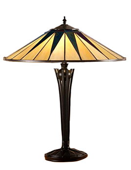 Tiffanylampa Bordslampa Star Ø 49cm