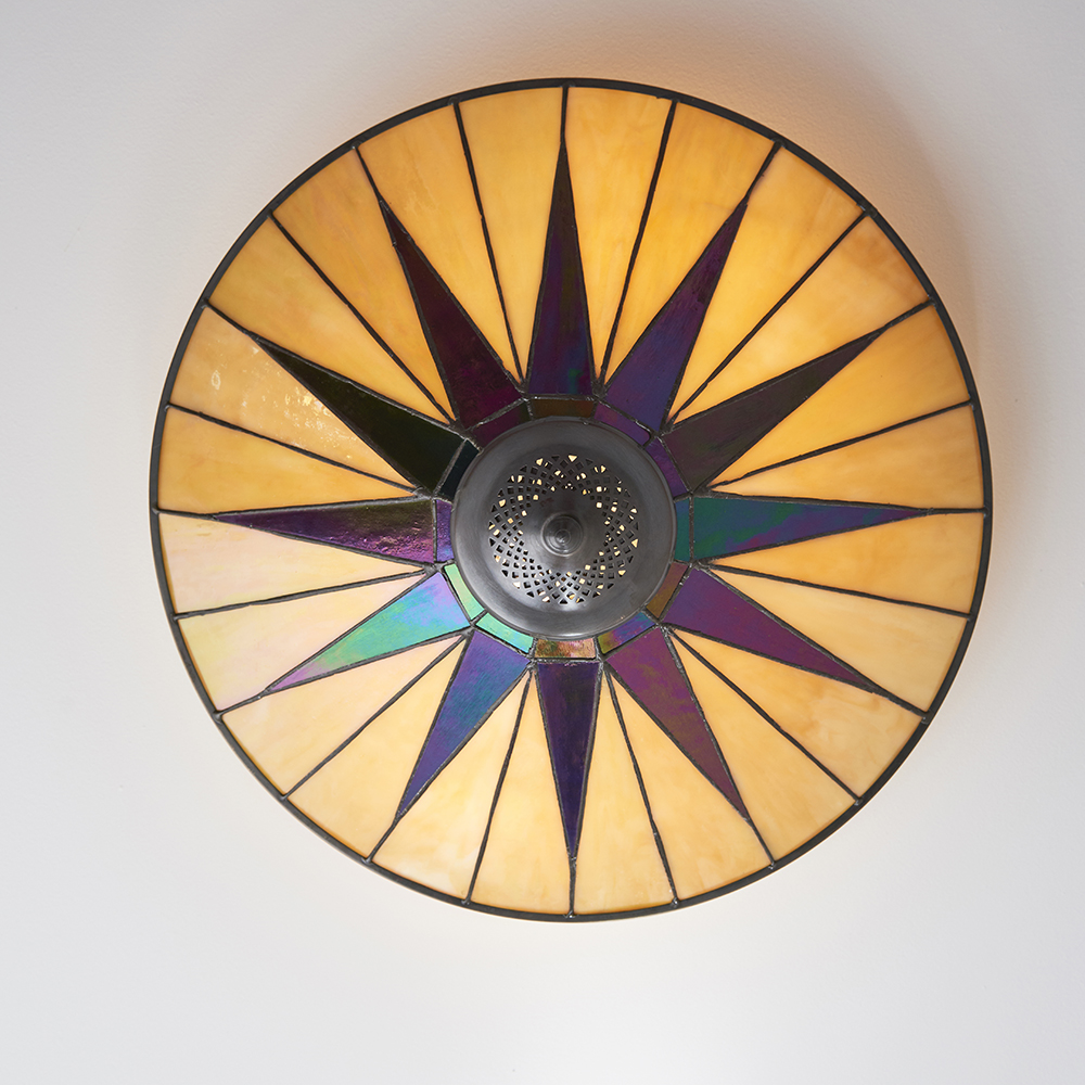 Tiffanylampa Taklampa Star Ø 49cm - 3