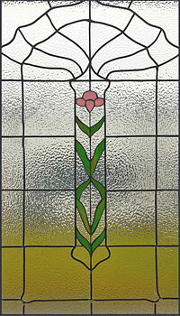 Blyinfattat Glas Noveau 3