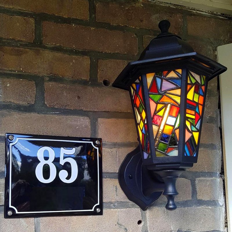 Wall lamp "Kaleidoscope" reversible mount ↕ 34cm - 2