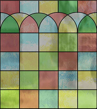 Blyinfattat Glas  Castle