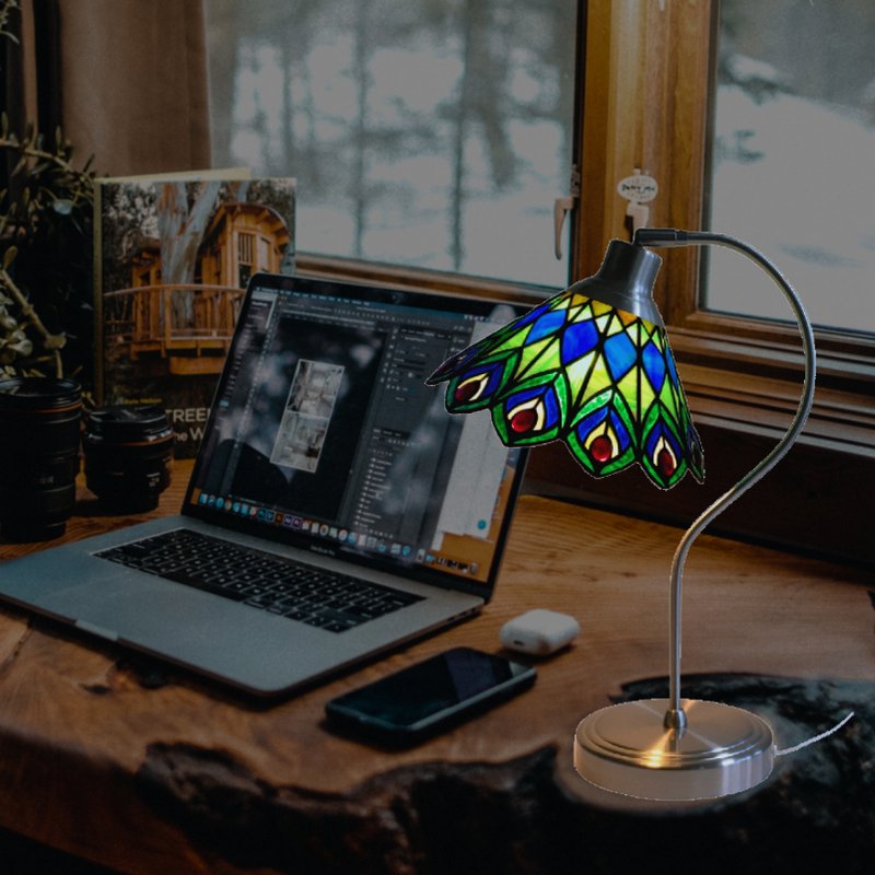 Lampa gabinetowa Peacock Ø 25cm - 5