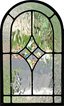 Blyinfattat Glas Bevels IV