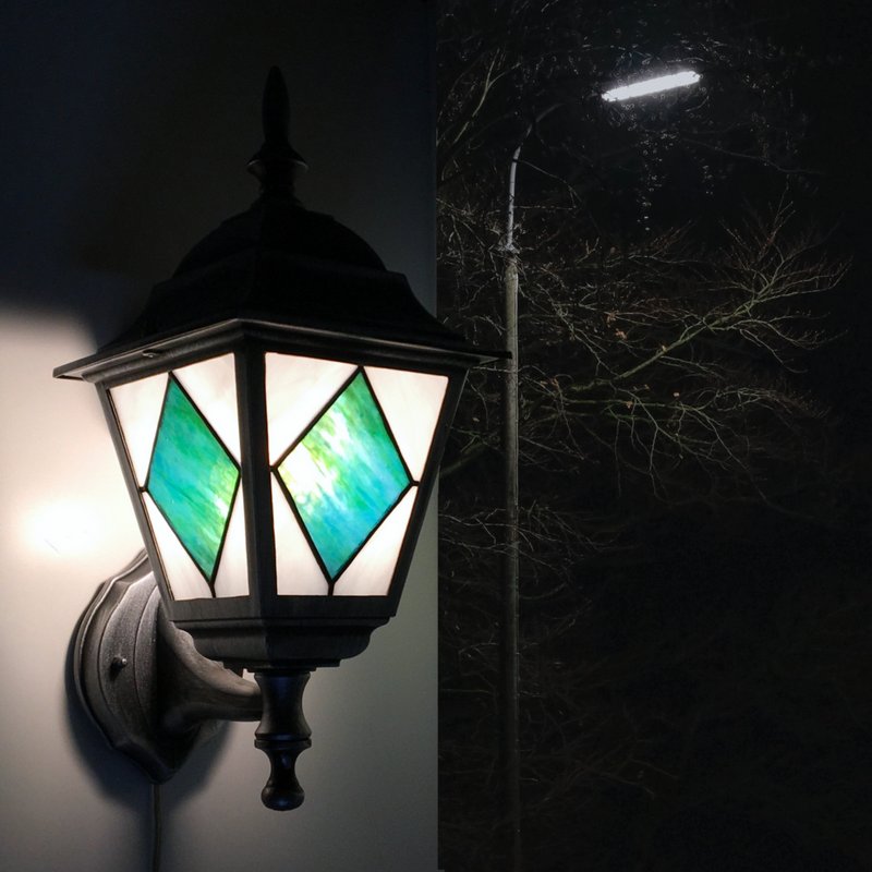 Wall lamp Caro aquamarine ↕ 41cm - 2