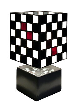 Mosaikbord Lampe i glas ↕ 26cm