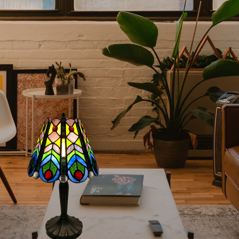 Bordlampe Peacock  Ø 22cm - 5