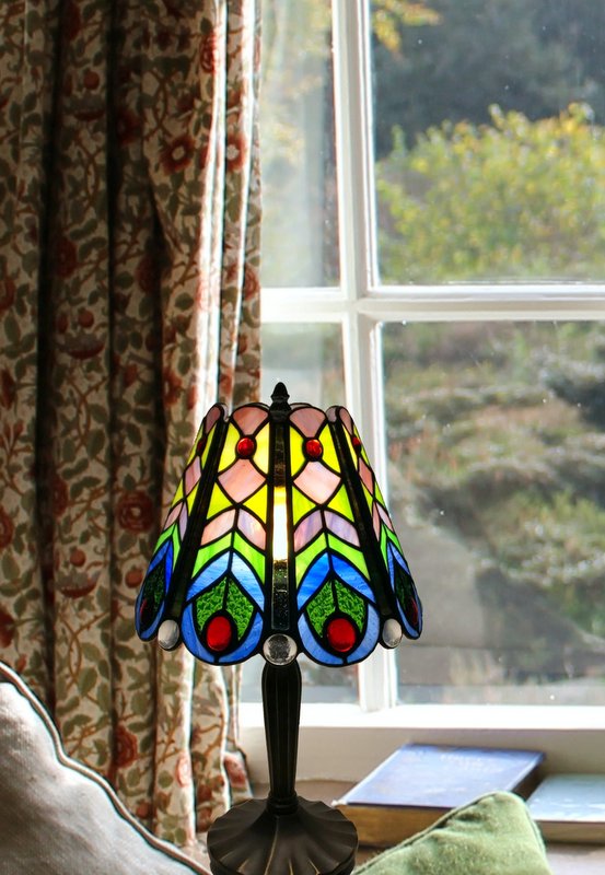 Bordlampe Peacock  Ø 22cm - 3