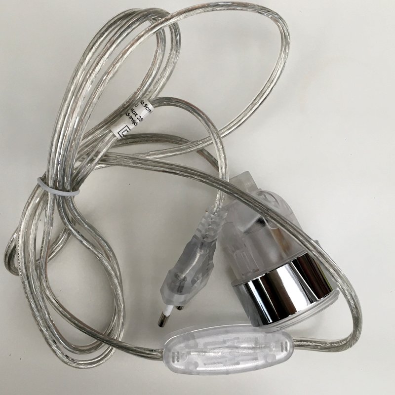 Målat glas abstrakt design  bordslampa ↕ 33cm - 7