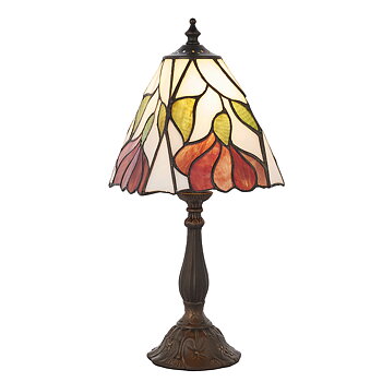 Tiffanylampa Bordslampa Malva Ø 18cm