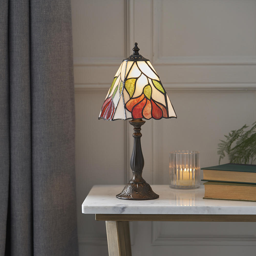 Lampes Tiffany Polarfox - Lampe de table Oak Ø 31cm