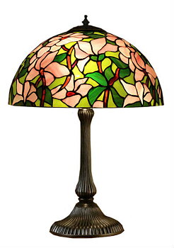 Tiffanylampa Bordslampa Magnolia Ø 31cm