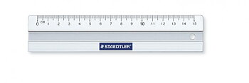 LINJAL 15 CM ALUMINIUM