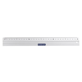 LINJAL 30 CM ALUMINIUM