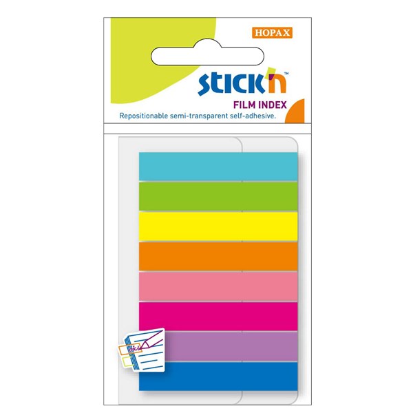 Indexflikar PP 45x8, 8xNeon