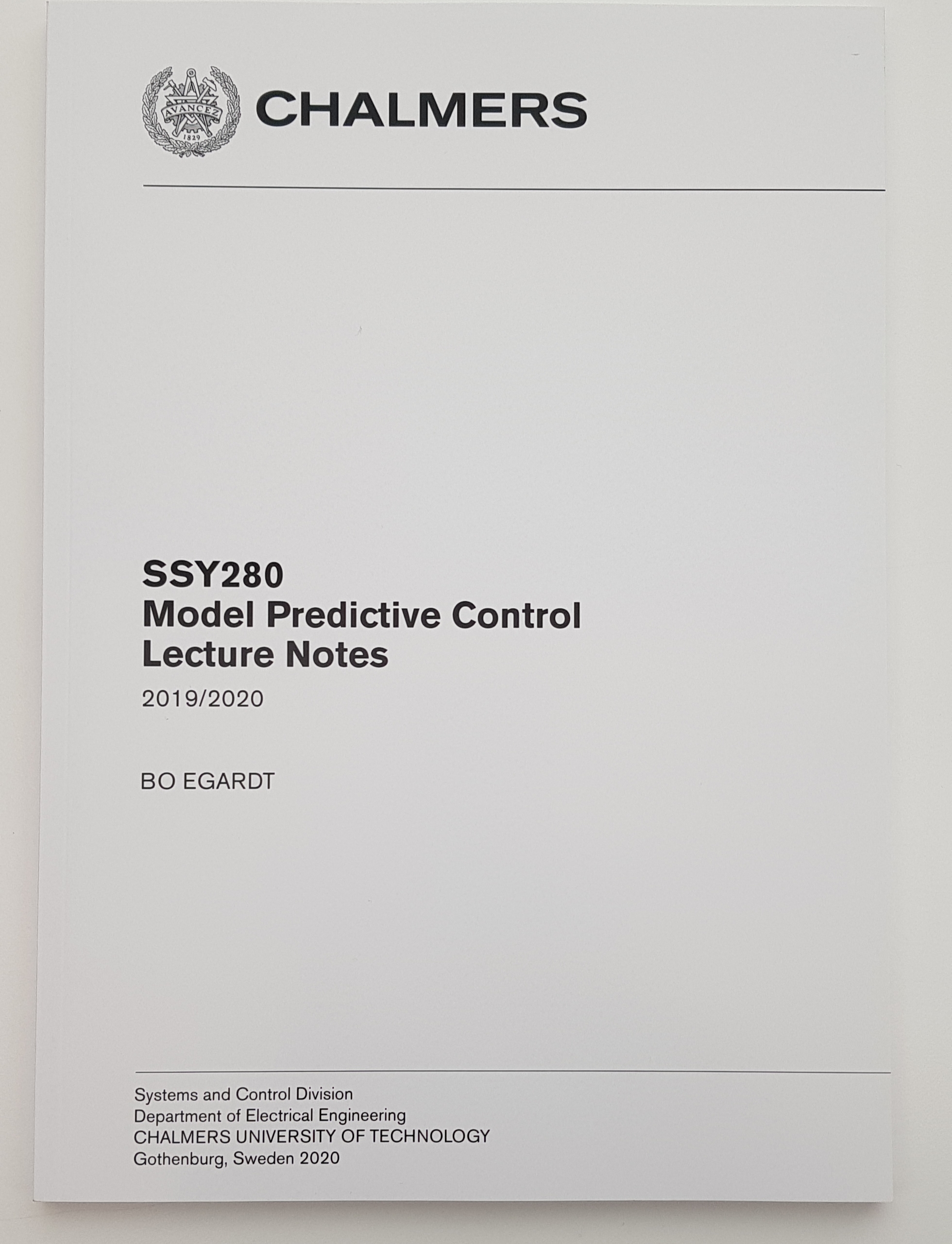 Model Predictive Control