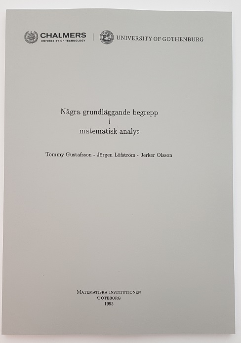 Några grundläggande begrepp i matematisk analys